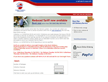 Tablet Screenshot of nextday.swiftcouriers.com